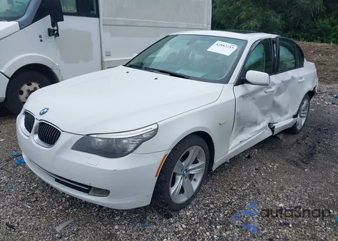 2008 BMW 528Xi z USA, uszkodzony, nr VIN WBANV13548CZ57470
